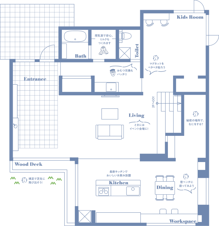 1F フロアマップ